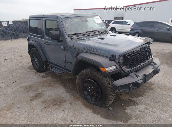 1C4PJXAN4SW508311 2025 JEEP WRANGLER Gray Передня права чверть