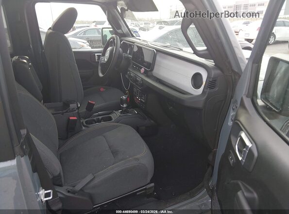 1C4PJXAN4SW508311 2025 JEEP WRANGLER Gray Вид салону спереду