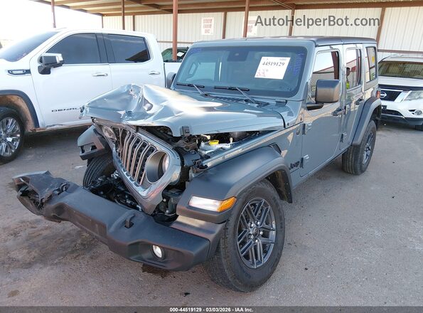 1C4PJXDG2SW629254 2025 JEEP WRANGLER Серый Передняя левая четверть