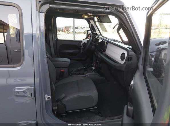 1C4PJXDG2SW629254 2025 JEEP WRANGLER Серый Вид салона спереди