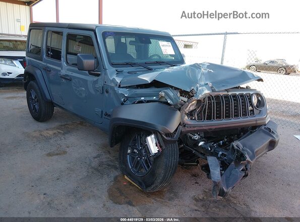 1C4PJXDG2SW629254 2025 JEEP WRANGLER Серый Передняя правая четверть