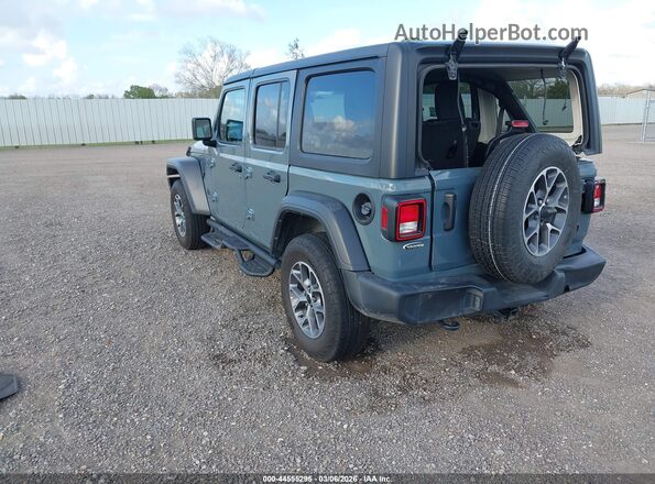 1C4PJXDN1RW348958 2024 JEEP WRANGLER Синий Задняя левая четверть