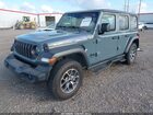 2024 Jeep Wrangler 4-door Sport S 4x4 Синий vin: 1C4PJXDN1RW348958