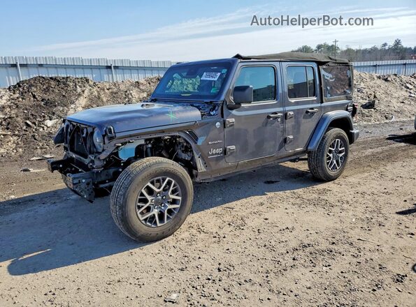 1C4PJXEGXRW236899 2024 JEEP WRANGLER Угольный Передняя левая четверть