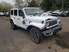 2025 Jeep Wrangler Sahara White vin: 1C4PJXEN2SW573460 Damage: Right Front Door, Dent(S) W/ Paint Dmg, 9 To 10 Inches