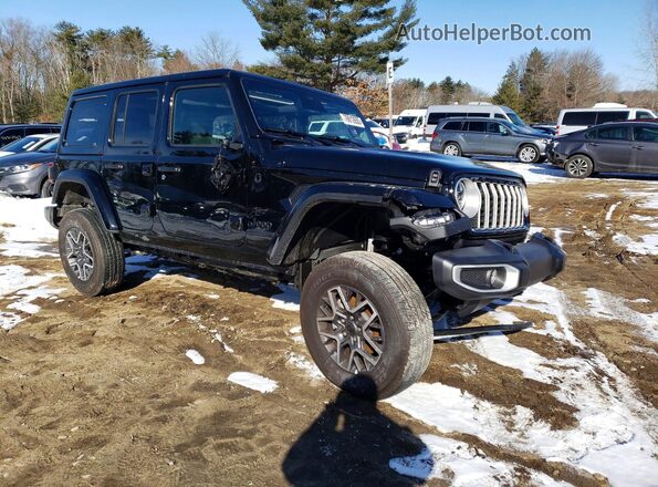1C4PJXENXTW185751 2026 JEEP WRANGLER Черный Передняя правая четверть