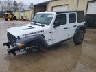 2025 Jeep Wrangler Rubicon White vin: 1C4PJXFN3SW644101 Damage: Lf Strut, Missing, Replacement Required