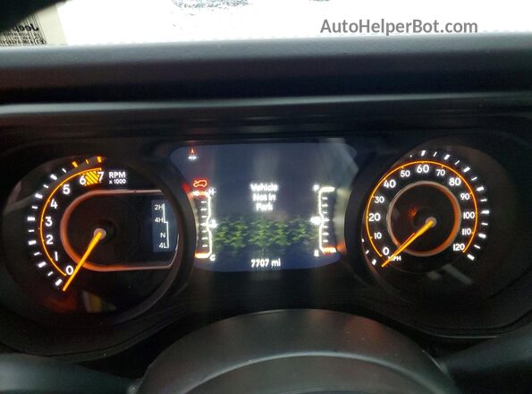 1C4PJXFN3SW644101 2025 JEEP WRANGLER White ხელსაწყოთა პანელის ხედი