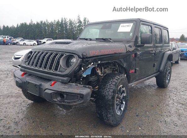 1C4PJXFN6TW235401 2026 JEEP WRANGLER Black წინა მარცხენა ხედი სამი მეოთხედიდან
