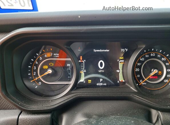 1C4PJXFN8TW195046 2026 JEEP WRANGLER Красный Вид щитка приборов