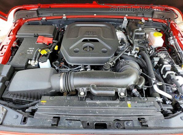 1C4PJXFN8TW195046 2026 JEEP WRANGLER Красный Вид задней части салона