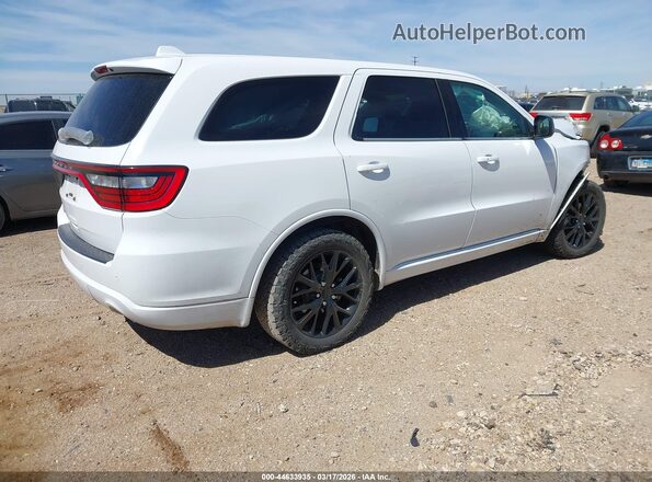 1C4RDHAG9GC502536 2016 DODGE DURANGO Белый Задняя правая четверть