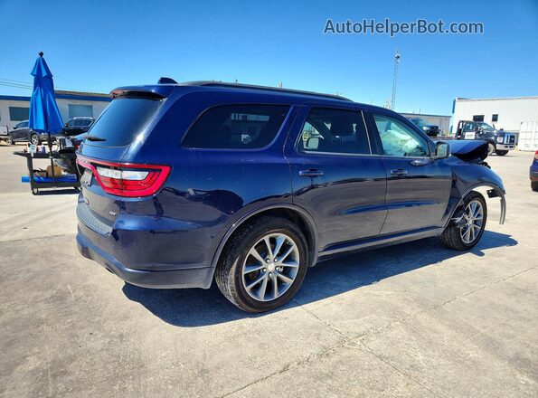 1C4RDHDG0JC248007 2018 DODGE DURANGO Синий Задняя правая четверть