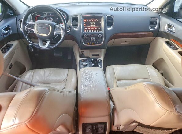 1C4RDHDG4GC441835 2016 DODGE DURANGO Белый Вид панели приборов