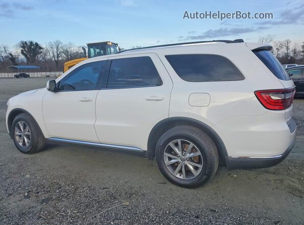 1C4RDHDG4GC441835 2016 DODGE DURANGO Белый Задняя левая четверть