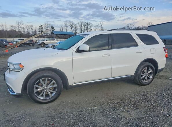 1C4RDHDG4GC441835 2016 DODGE DURANGO Белый Передняя левая четверть