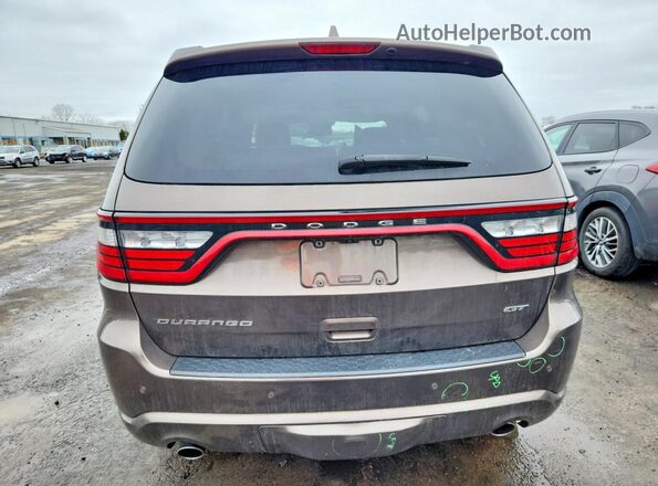 1C4RDHDG6HC724450 2017 DODGE DURANGO Коричневый Вид сзади