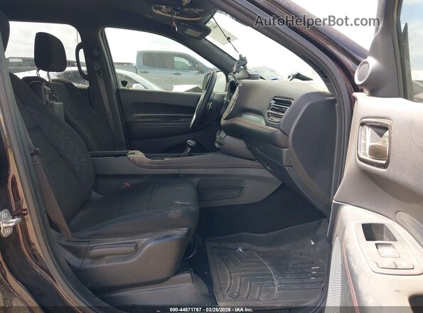 1C4RDHDGXSC508804 2025 DODGE DURANGO Maroon Вид салону спереду