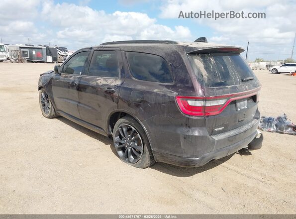 1C4RDHDGXSC508804 2025 DODGE DURANGO Maroon Задня ліва чверть