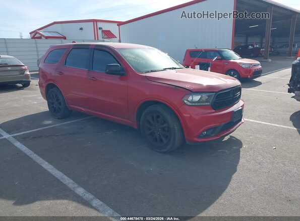 1C4RDJAG2JC329988 2018 DODGE DURANGO Red Przód prawy