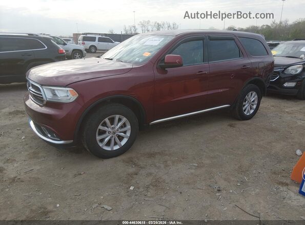 1C4RDJAG4KC723249 2019 DODGE DURANGO Темно-бордовый Передняя левая четверть