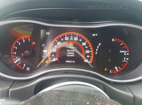 1C4RDJAGXLC253178 2020 DODGE DURANGO Черный Вид щитка приборов