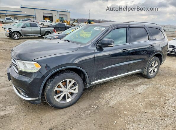 1C4RDJDG2GC424684 2016 DODGE DURANGO Черный Передняя левая четверть