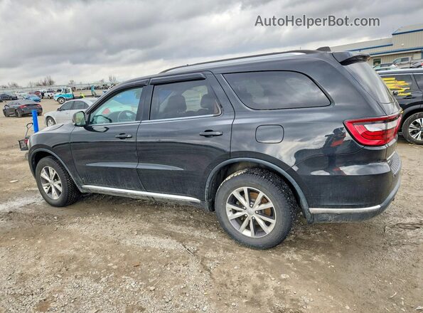 1C4RDJDG2GC424684 2016 DODGE DURANGO Черный Задняя левая четверть