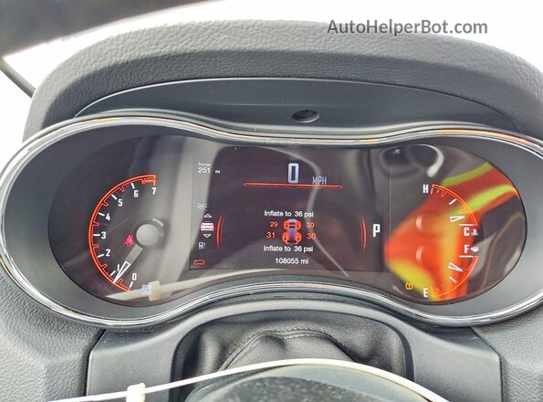 1C4RDJDG2GC424684 2016 DODGE DURANGO Черный Вид щитка приборов