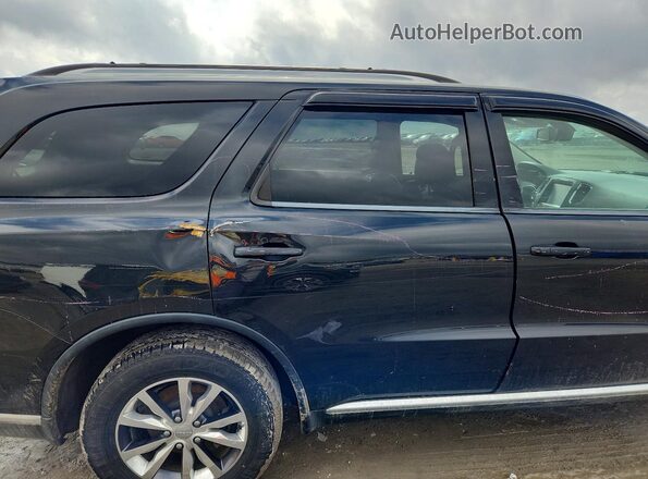 1C4RDJDG2GC424684 2016 DODGE DURANGO Черный Вид задней части салона