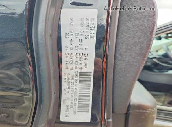 1C4RDJDG2GC424684 2016 DODGE DURANGO Черный Вид наклейки с VIN-кодом