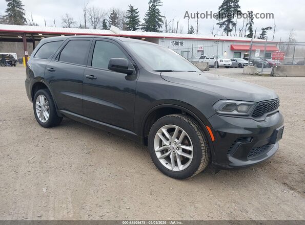 1C4RDJDG2SC531212 2025 DODGE DURANGO Черный Передняя правая четверть