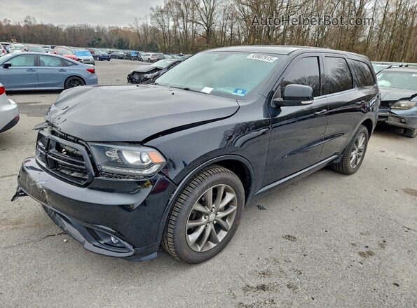 1C4RDJDG6HC780959 2017 DODGE DURANGO Черный Передняя левая четверть