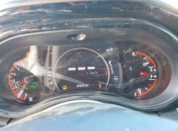 1C4RDJDG7MC694635 2021 DODGE DURANGO Черный Вид щитка приборов