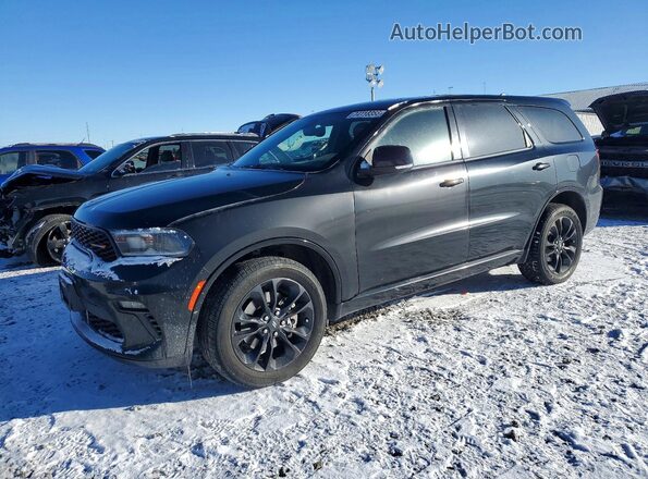 1C4RDJDG7MC694635 2021 DODGE DURANGO Черный Передняя левая четверть