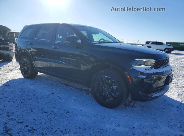 1C4RDJDG7MC694635 2021 DODGE DURANGO Черный Передняя правая четверть
