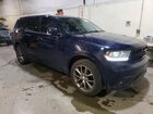 2017 Dodge Durango Gt Синий vin: 1C4RDJDG8HC732928