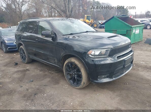 1C4RDJDG8KC723377 2019 DODGE DURANGO Черный Передняя правая четверть