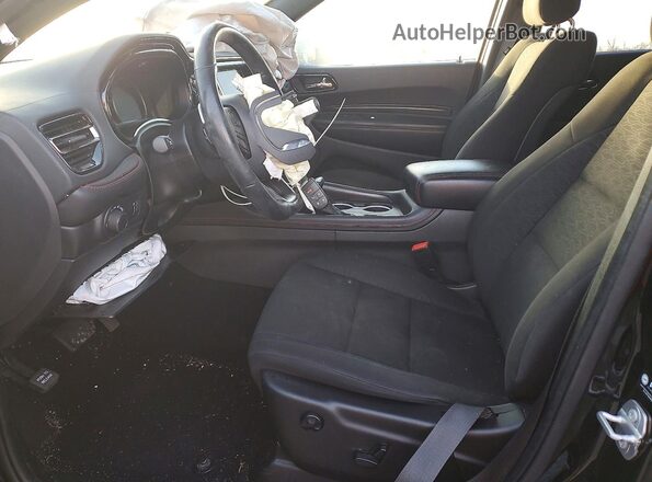 1C4RDJDG8PC718879 2023 DODGE DURANGO Черный Вид салона спереди