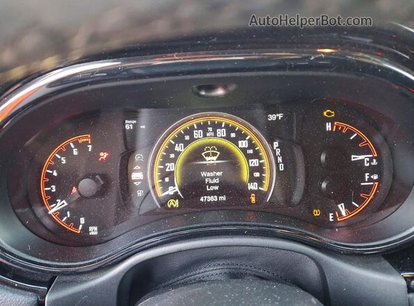 1C4RDJDG8PC718879 2023 DODGE DURANGO Черный Вид щитка приборов