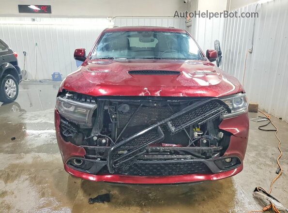 1C4RDJDGXJC226751 2018 DODGE DURANGO Темно-бордовый Вид спереди