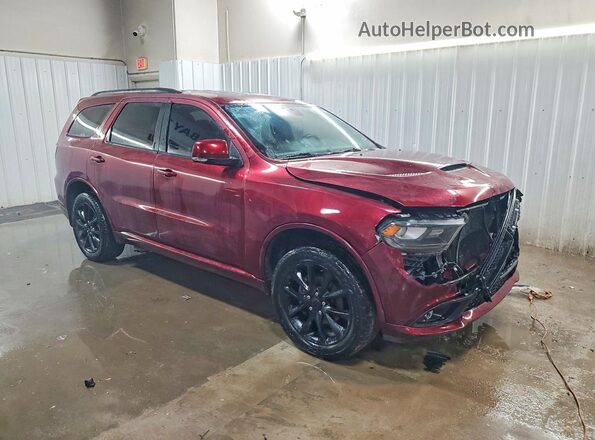 1C4RDJDGXJC226751 2018 DODGE DURANGO Темно-бордовый Передняя правая четверть