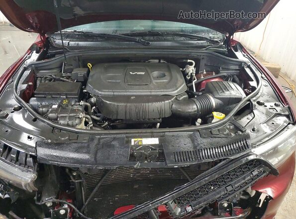 1C4RDJDGXJC226751 2018 DODGE DURANGO Темно-бордовый Вид задней части салона