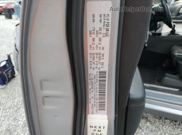 1C4RDJDGXKC557265 2019 DODGE DURANGO Silver VIN կոդի պիտակի տեսք