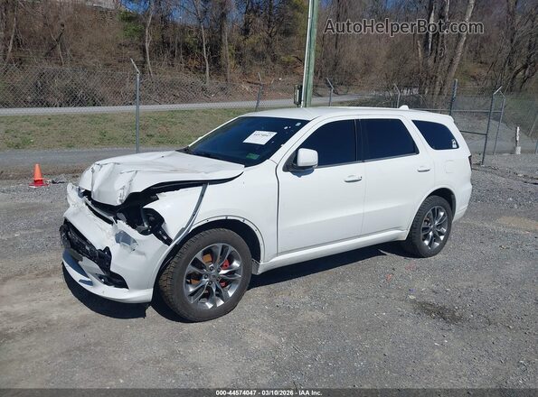 1C4RDJDGXKC559937 2019 DODGE DURANGO Белый Передняя левая четверть