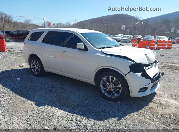 1C4RDJDGXKC559937 2019 DODGE DURANGO Белый Передняя правая четверть