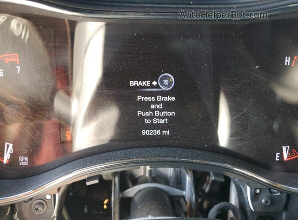 1C4RDJDGXKC559999 2019 DODGE DURANGO Серебряный Вид щитка приборов