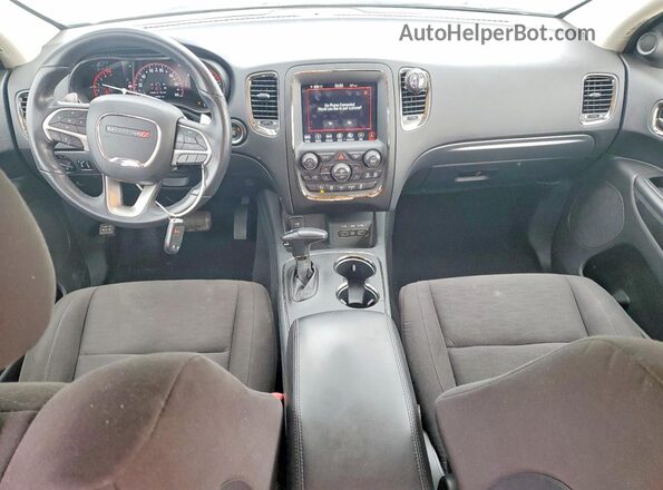 1C4RDJDGXKC634247 2019 DODGE DURANGO Белый Вид панели приборов