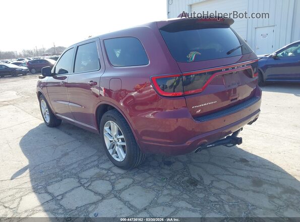 1C4RDJDGXMC752673 2021 DODGE DURANGO Красный Задняя левая четверть