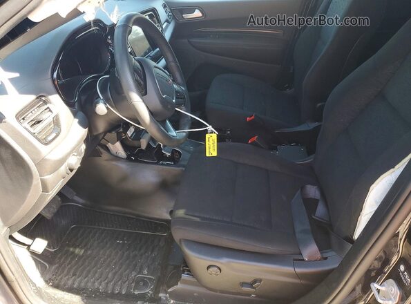 1C4RDJFG2SC554972 2025 DODGE DURANGO Черный Вид салона спереди